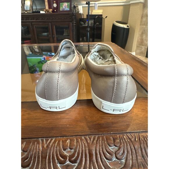 Women’s Lauren Ralph Lauren Muted Bronze Slip On Sneaker. Size 7.5 - Picture 5 of 7